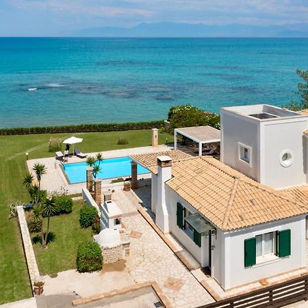 Beachfront Villa Victoras - With Private Beach Sidárion Extérieur photo